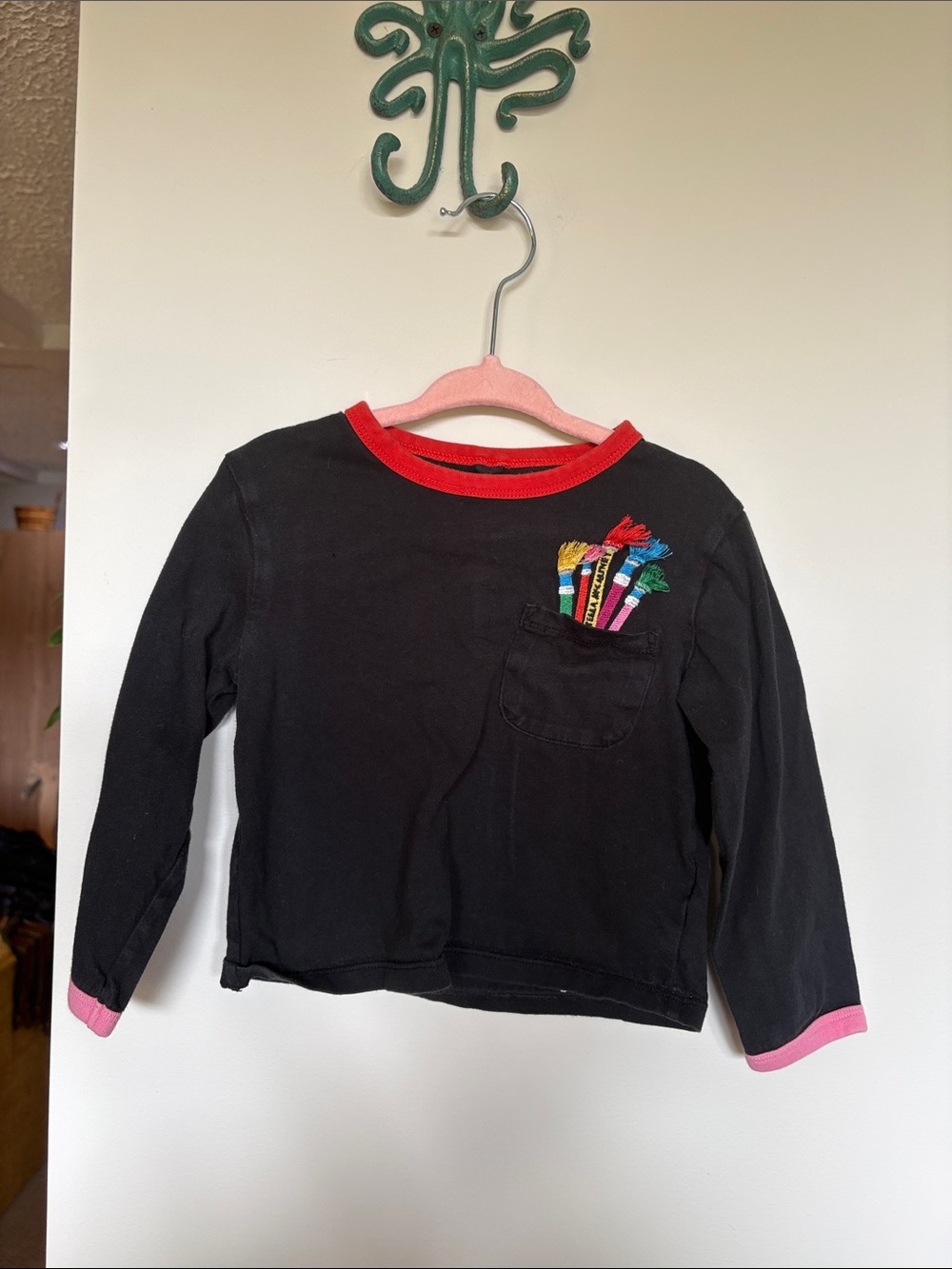 Stella McCartney Kids Embroidered Pocket Top – 2 Years